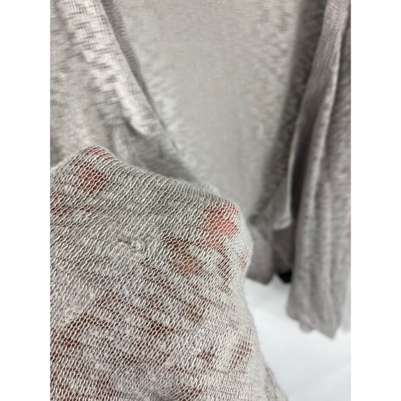 Torrid Pointelle Cardigan Drape Front Sweater Size 2 / 2X - Picture 4 of 7